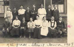 7th Grade, Stuart, Iowa, 1901