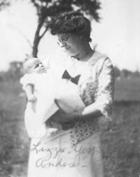 Lizzie (Yost) Andes Beck with son Bill Andes