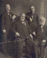 Civil War Co. H Officers Reunion 1886