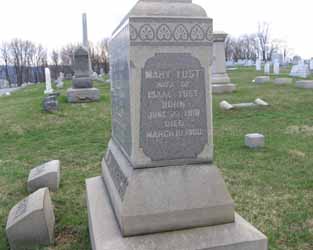 Mary Yost, wife of Isaac Yost