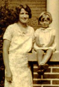 Mary (Yost) Williams and daughter, 1932