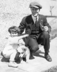 Charles Yost, Jr. with father Charles Yost, Sr.